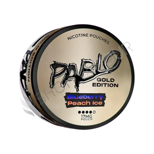 Blueberry Peach Ice Nicotine Pouches by Pablo Gold Edition