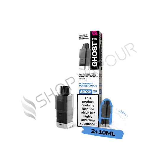 Blueberry Pomegranate Pro 8000+ Prefilled Pod & Refill by Ghost
