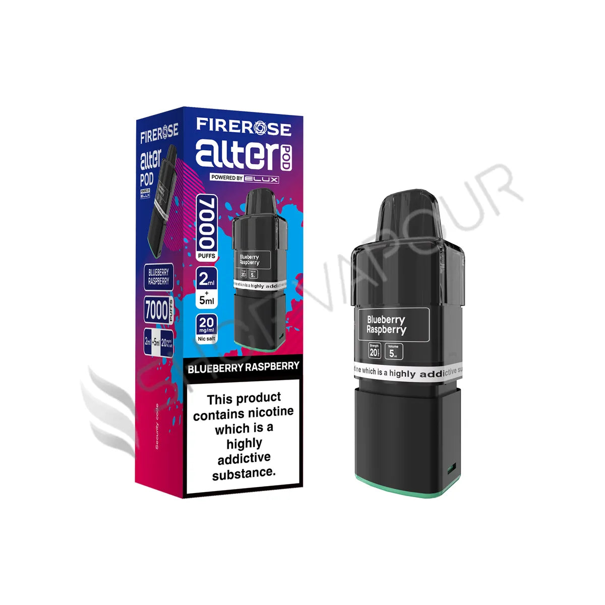 Blueberry Raspberry Alter 7000 Prefilled Pod & Refill by Firerose