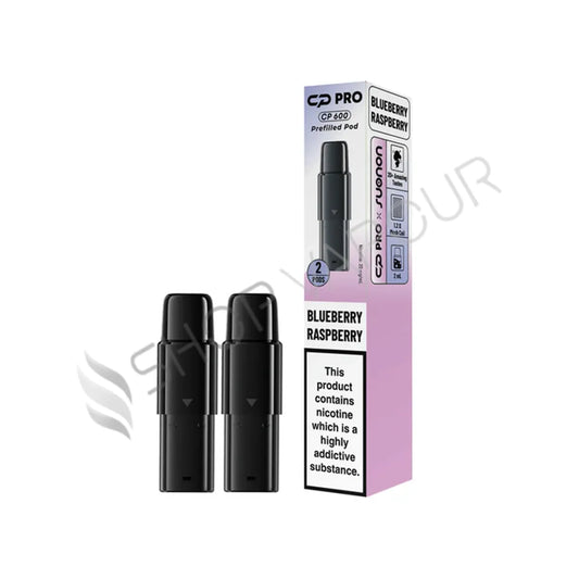 Blueberry Raspberry CP 600 Prefilled Pods by Crystal Pro
