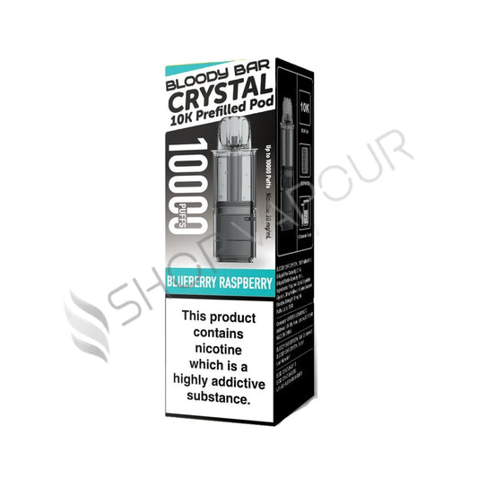 Blueberry Raspberry Crystal 10K Prefilled Pod & Refill by Bloody Bar