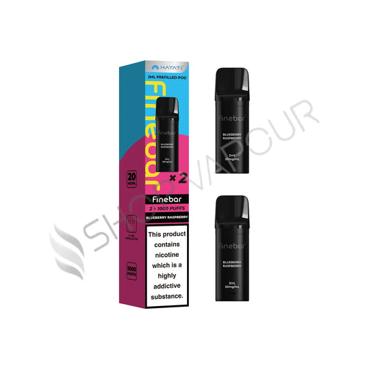 Blueberry Raspberry Finebar Prefilled Pods by Hayati