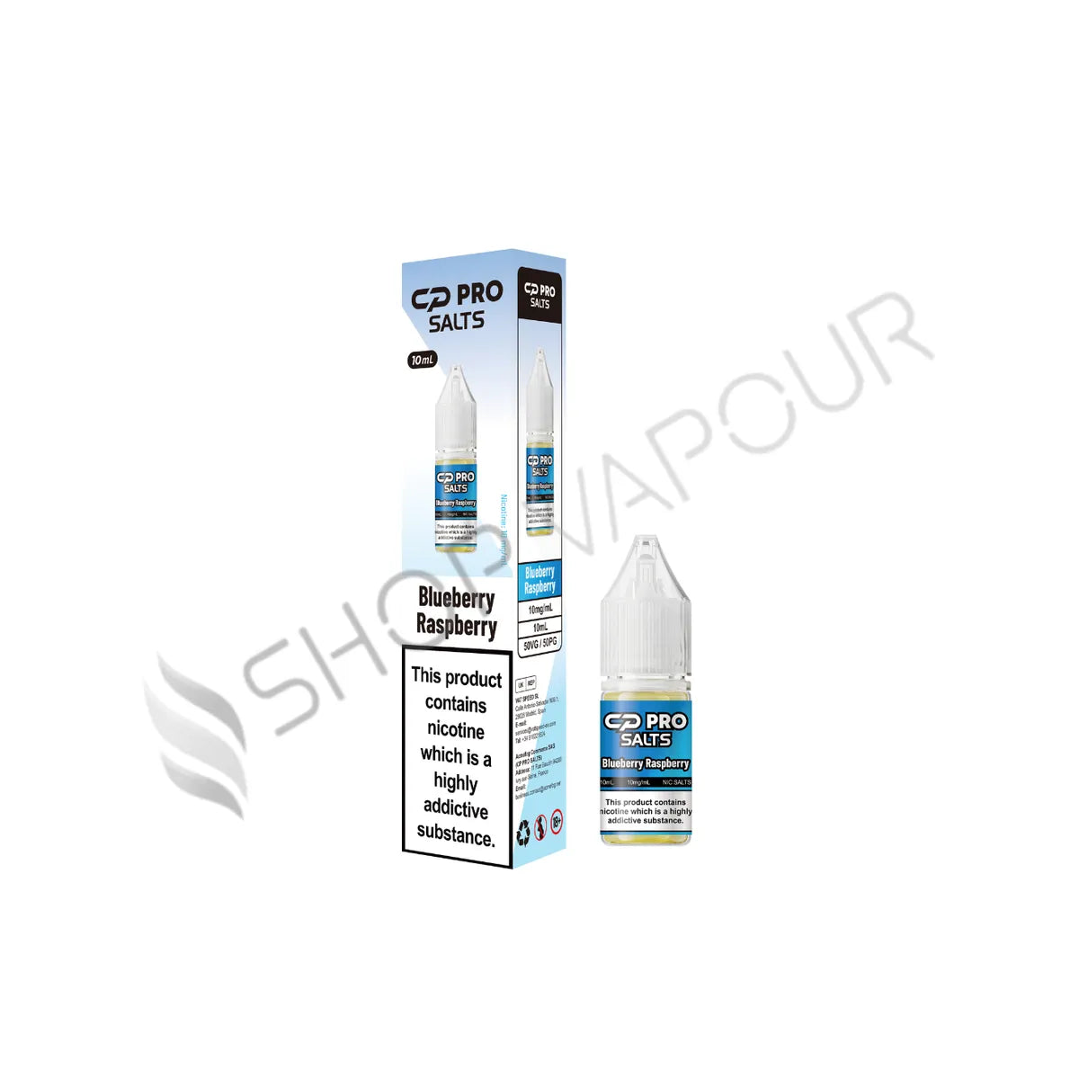 Blueberry Raspberry Nic Salt E-Liquid by Crystal Pro CP
