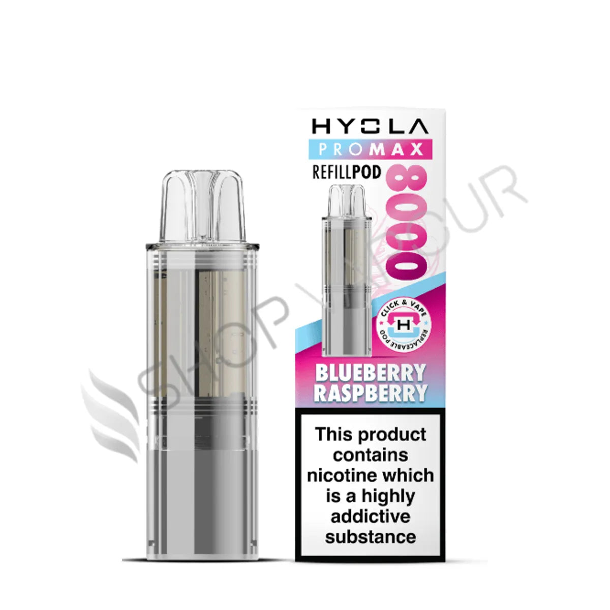 Blueberry Raspberry Pro Max 8000 Prefilled Pod & Refill by Hyola