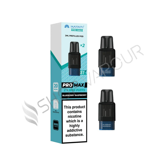 Blueberry Raspberry Pro Max S1 Prefilled Pods by Hayati