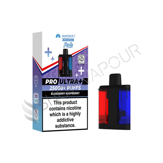 Blueberry Raspberry Pro Ultra Plus 25K Prefilled Pod & Refill by Hayati