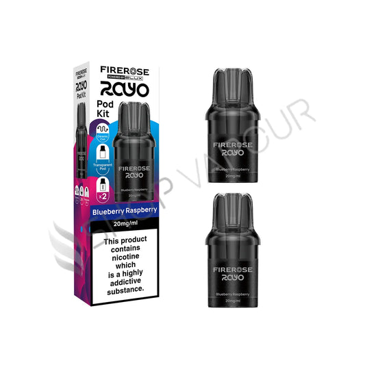 Blueberry Raspberry Rayo 600 Prefilled Pods by Firerose