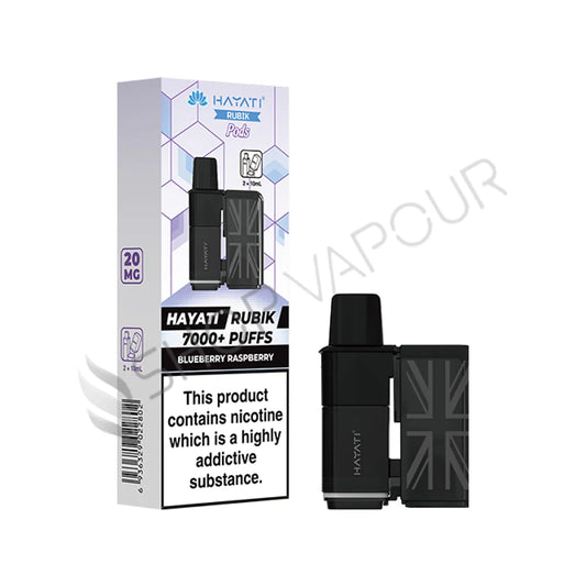 Blueberry Raspberry Rubik 7000 Prefilled Pod & Refill by Hayati