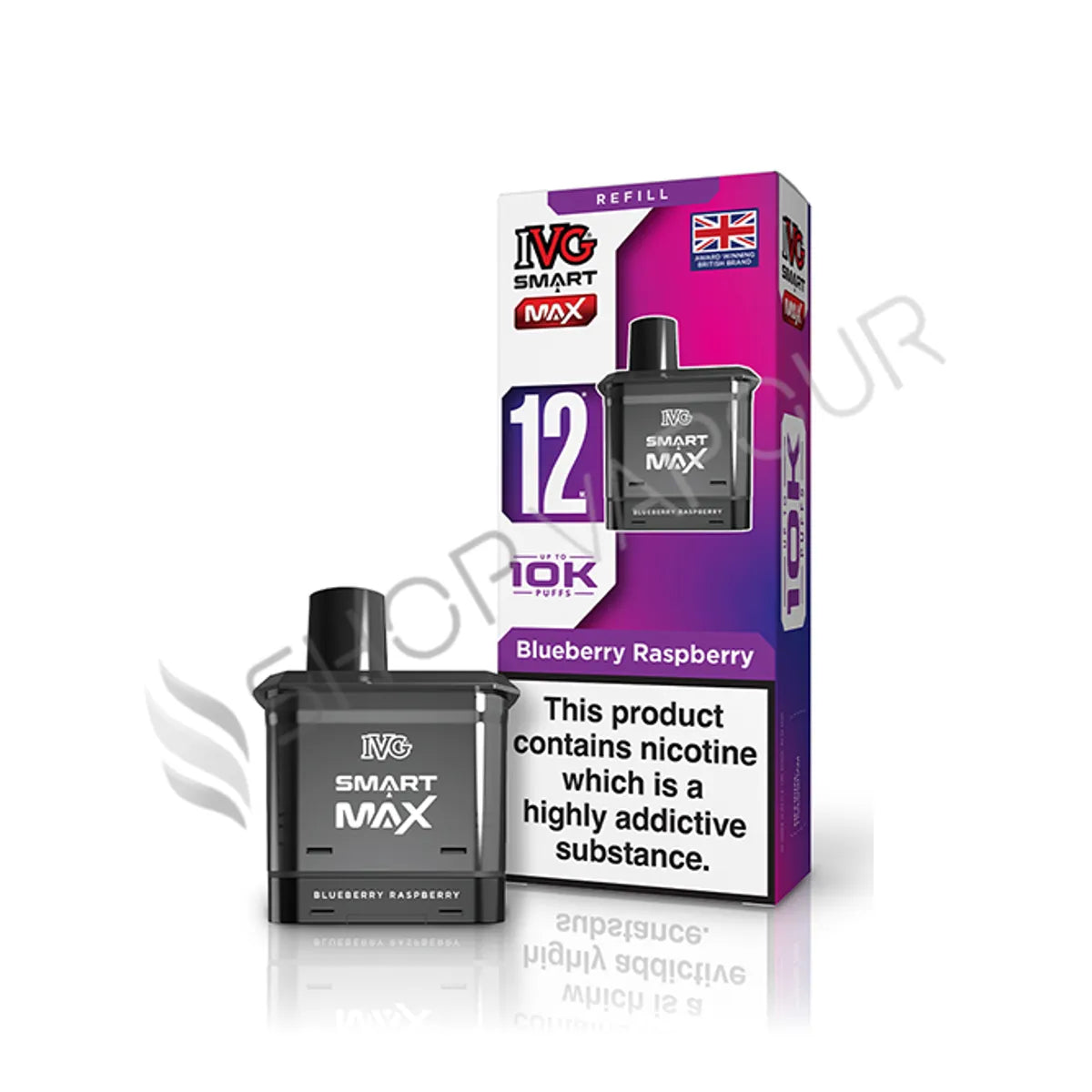 Blueberry Raspberry Smart Max Prefilled Pod & Refill by IVG