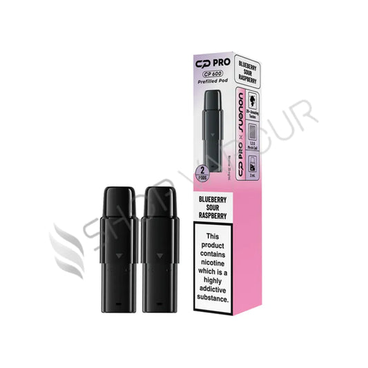 Blueberry Sour Raspberry CP 600 Prefilled Pods by Crystal Pro