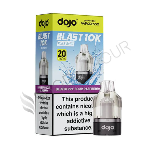 Blueberry Sour Raspberry Dojo Blast 10K Prefilled Pod & Refill by Vaporesso