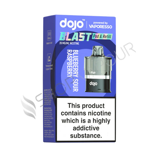 Blueberry Sour Raspberry Dojo Blast 6000 Prefilled Pod & Refill by Vaporesso