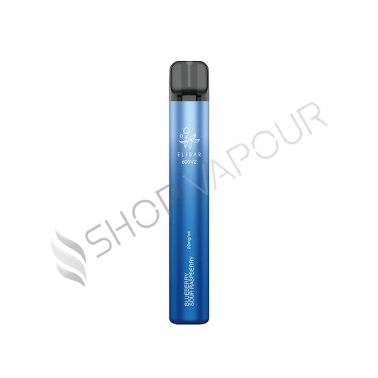 Blueberry Sour Raspberry Elf Bar 600 V2 Disposable Vape