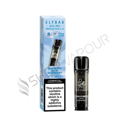 Blueberry Sour Raspberry Elfa Pro Prefilled Pods by Elf Bar