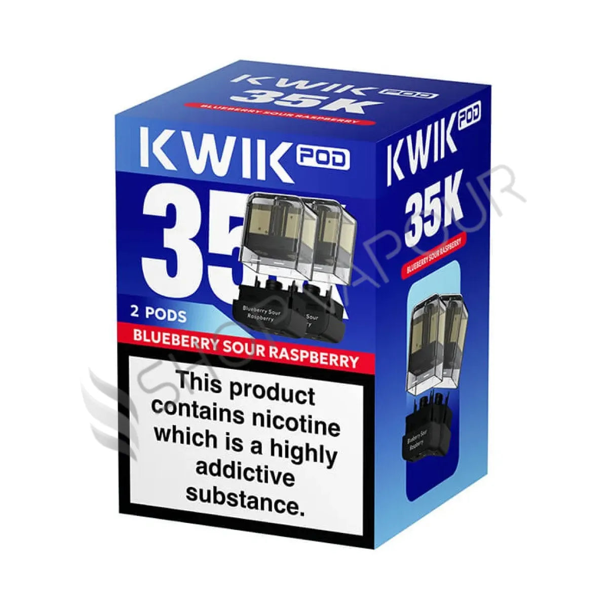 Blueberry Sour Raspberry Kwik 35K Prefilled Pods by Innokin