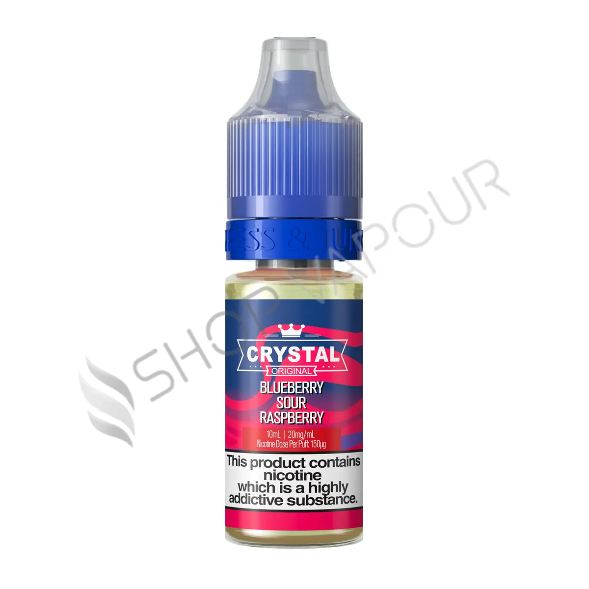 Blueberry Sour Raspberry Nic Salt E-Liquid by SKE Crystal Original