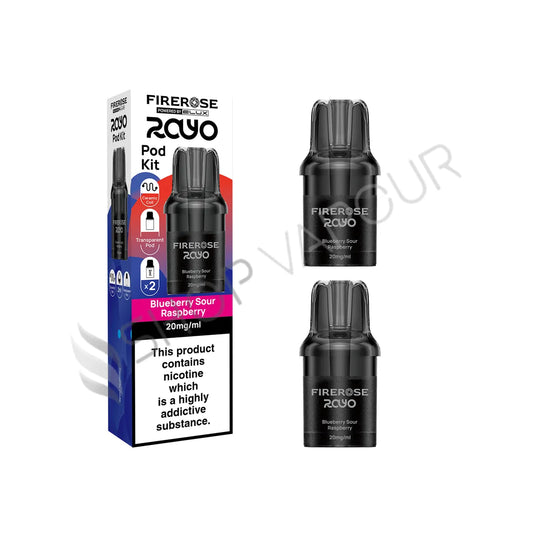 Blueberry Sour Raspberry Rayo 600 Prefilled Pods by Firerose
