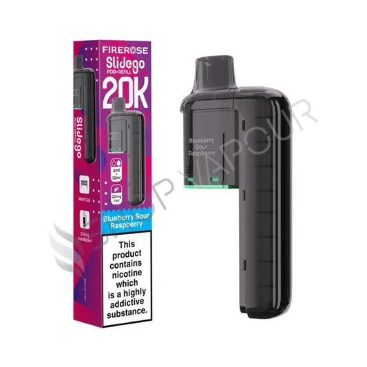 Blueberry Sour Raspberry Slidego 20K Prefilled Pod & Refill by Firerose