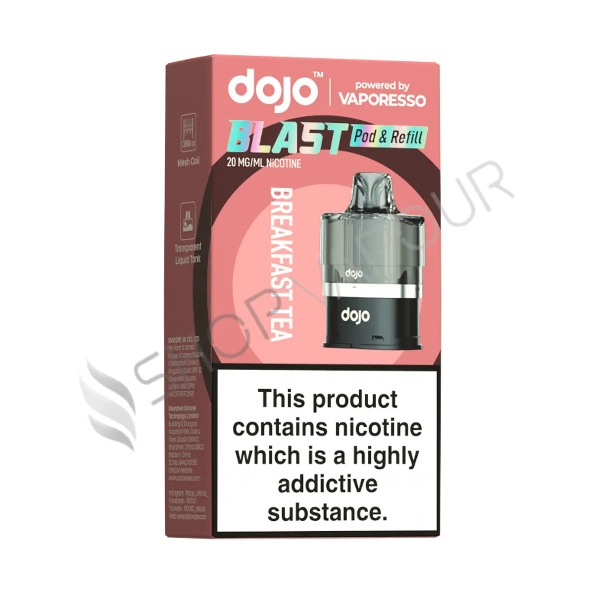 Breakfast Tea Dojo Blast 6000 Prefilled Pod & Refill by Vaporesso