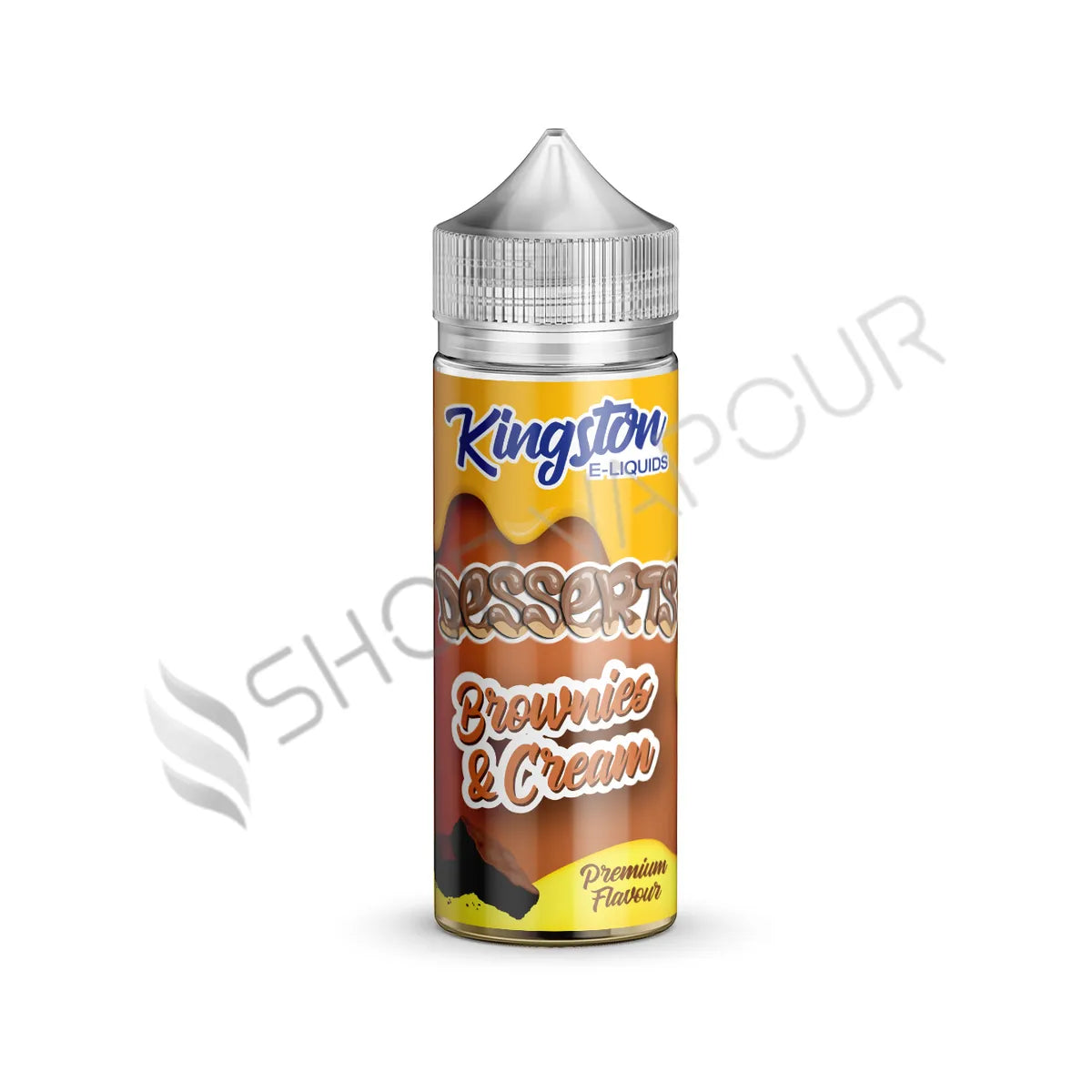 Brownies & Cream 100ml Shortfill E-Liquid by Kingston Desserts