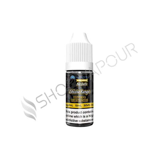 Bru Ice & Ruby Lychee Nic Salt E-Liquid by Hayati Shisha Range