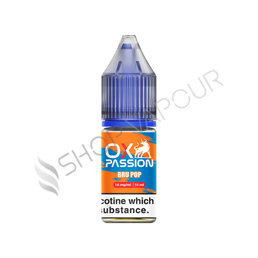 Bru Pop Nic Salt E-Liquid by Ox Passion