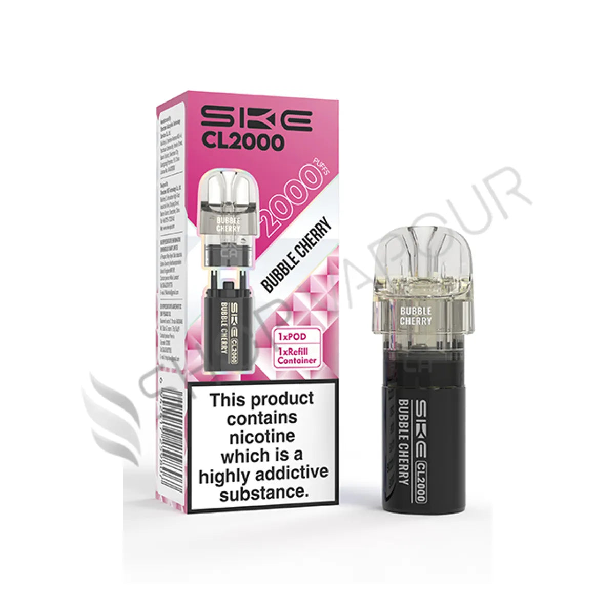 Bubble Cherry CL2000 Prefilled Pod & Refill by SKE