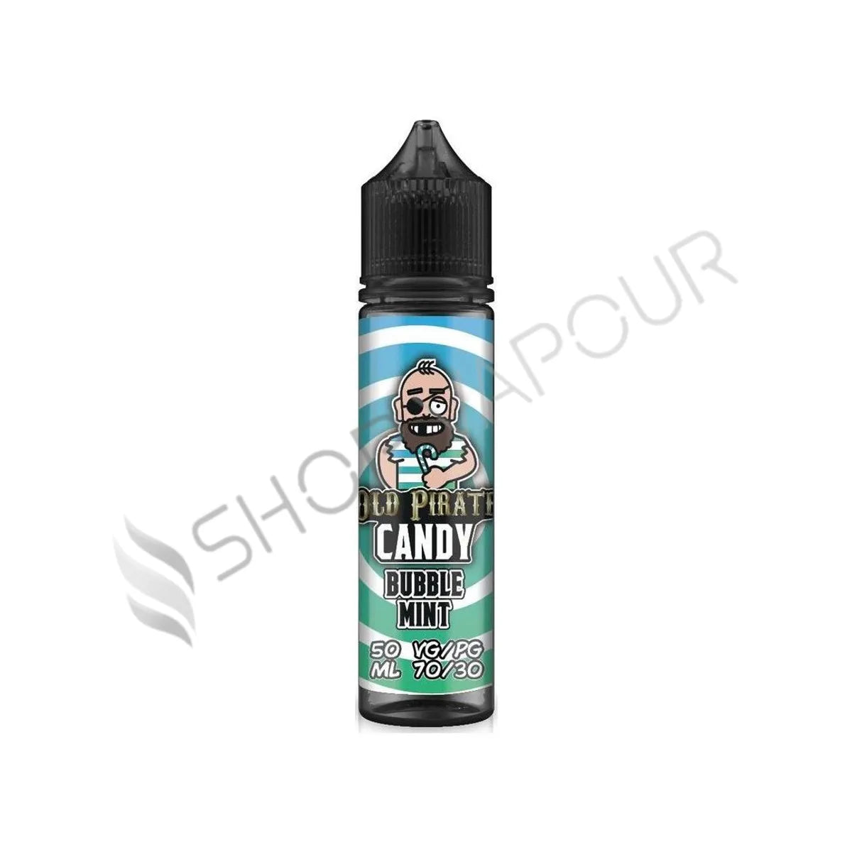 Bubble Mint 50ml Shortfill E-Liquid by Old Pirate Candy