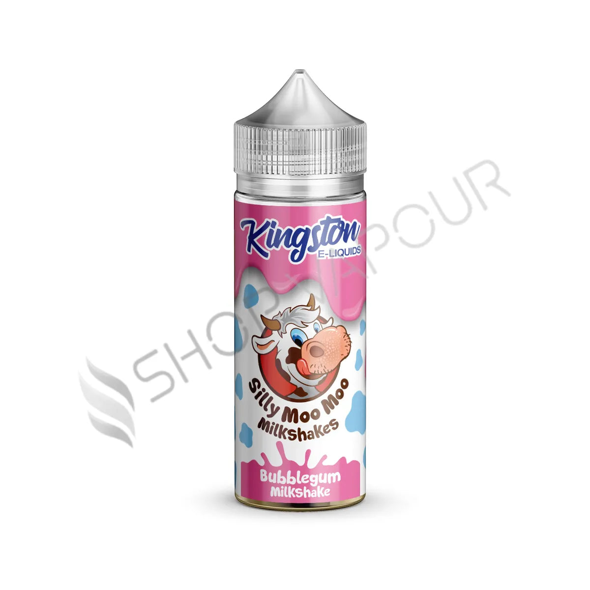 Bubblegum 100ml Shortfill E-Liquid by Kingston Silly Moo Moo