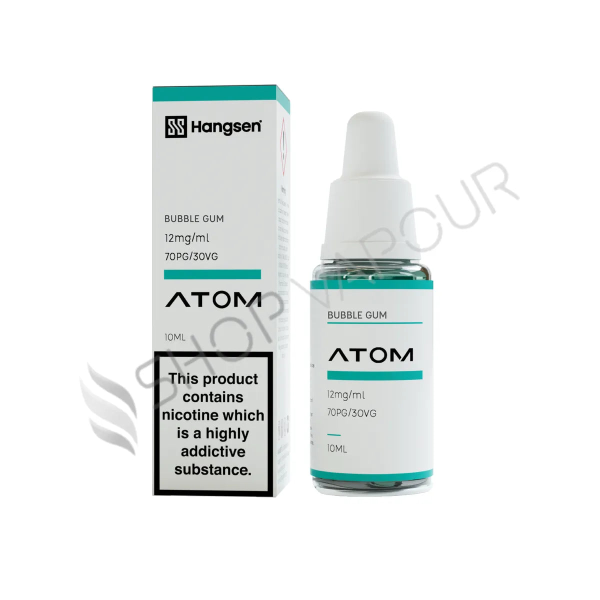 Bubblegum 10ml E-Liquid by Hangsen Atom
