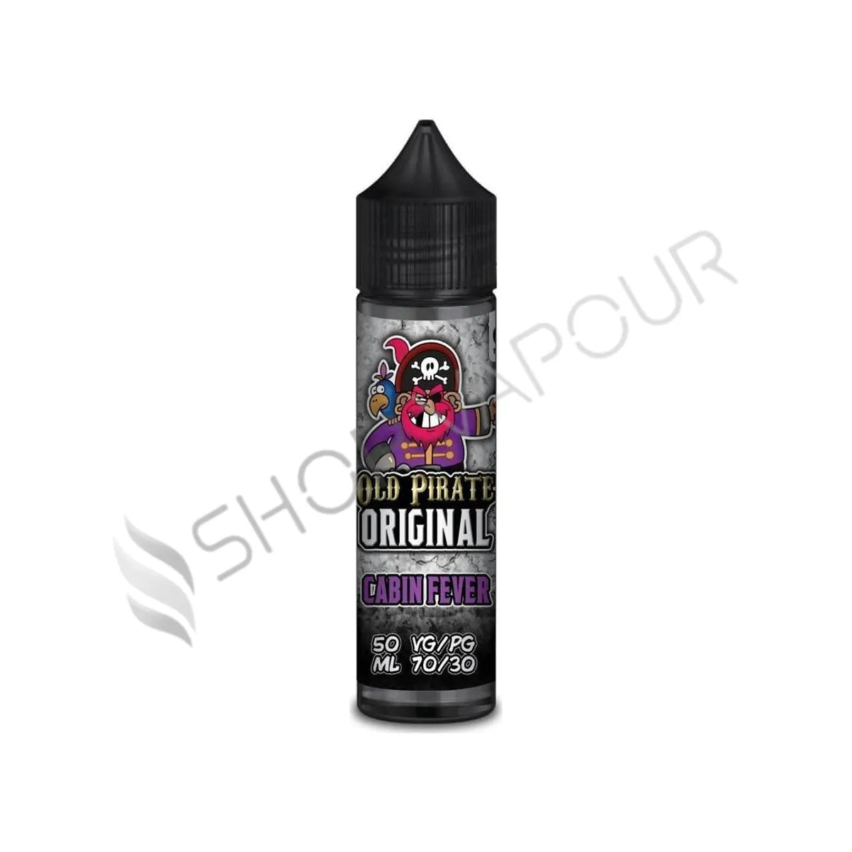 Cabin Fever 50ml Shortfill E-Liquid by Old Pirate Original