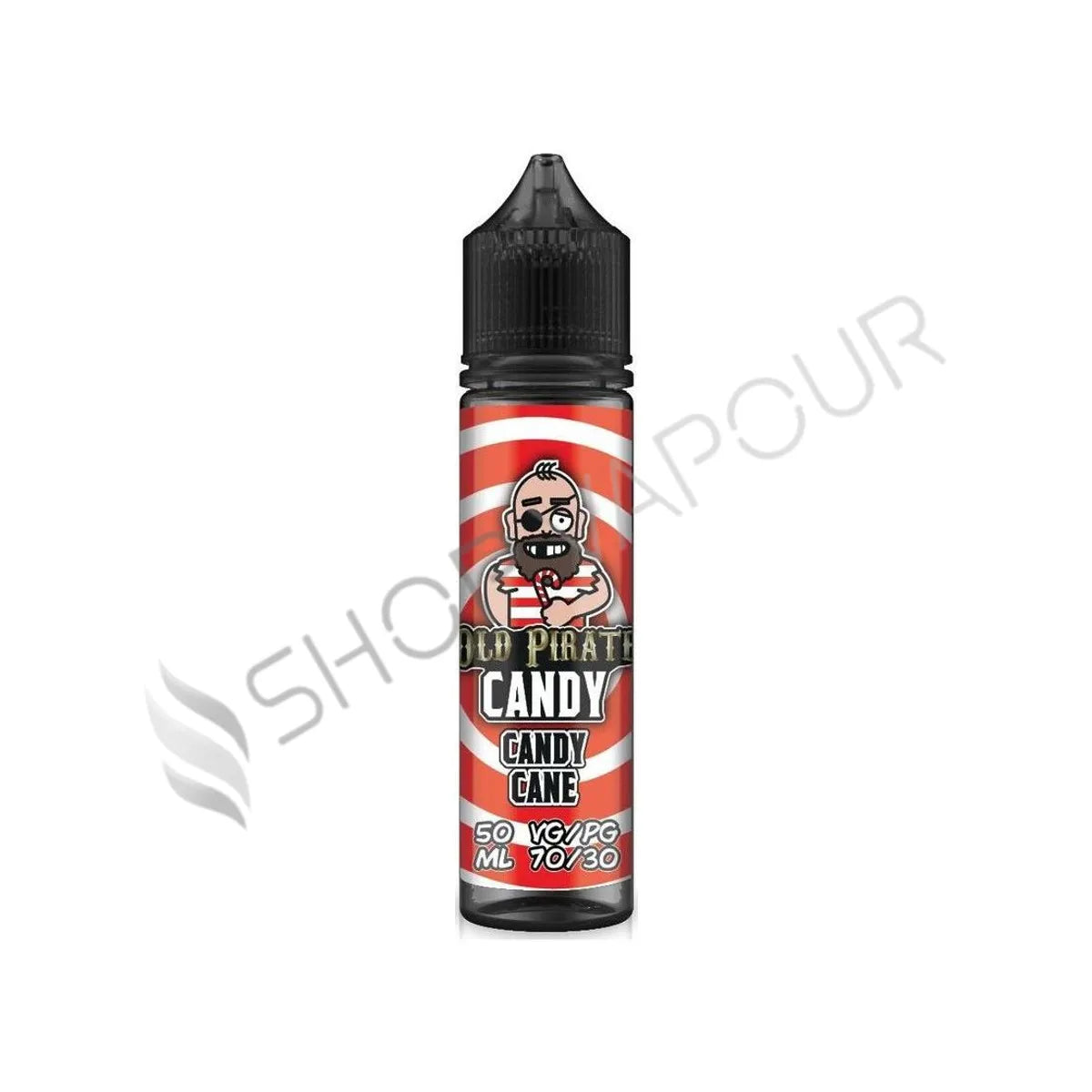 Candy Cane 50ml Shortfill E-Liquid by Old Pirate Candy