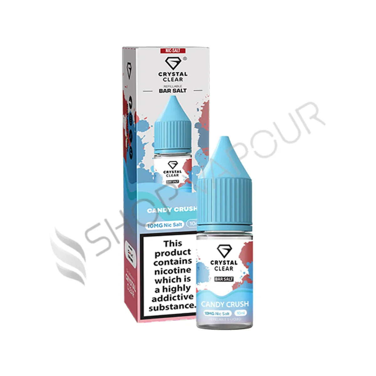 Candy Crush Bar Salts Nic Salt by Crystal Clear