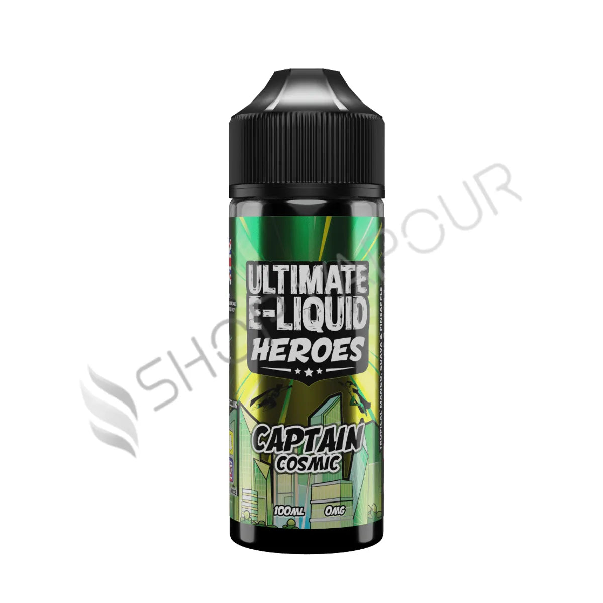 Captain Cosmic 100ml Shortfill E-liquid by Ultimate Juice Heroes