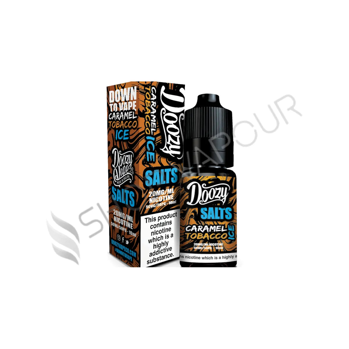 Caramel Tobacco Nic Salt E-Liquid by Doozy Salts