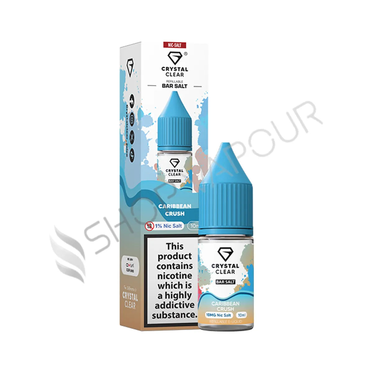 Caribbean Crush Bar Salts Nic Salt by Crystal Clear