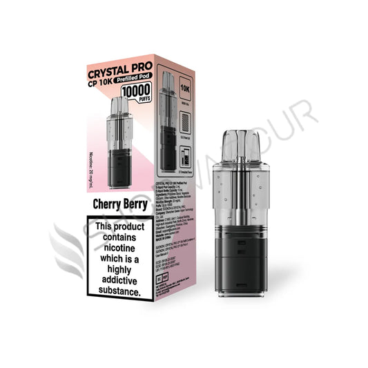 Cherry Berry CP 10K Prefilled Pod & Refill by Crystal Pro