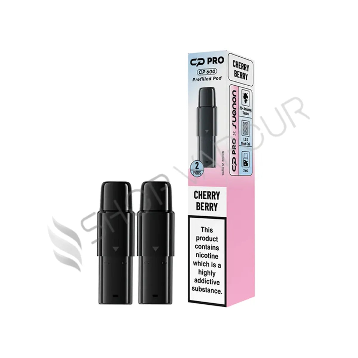 Cherry Berry CP 600 Prefilled Pods by Crystal Pro