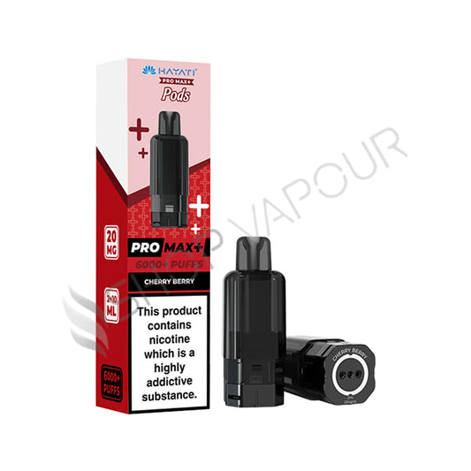 Cherry Berry Pro Max Plus 6000 Prefilled Pod & Refill by Hayati