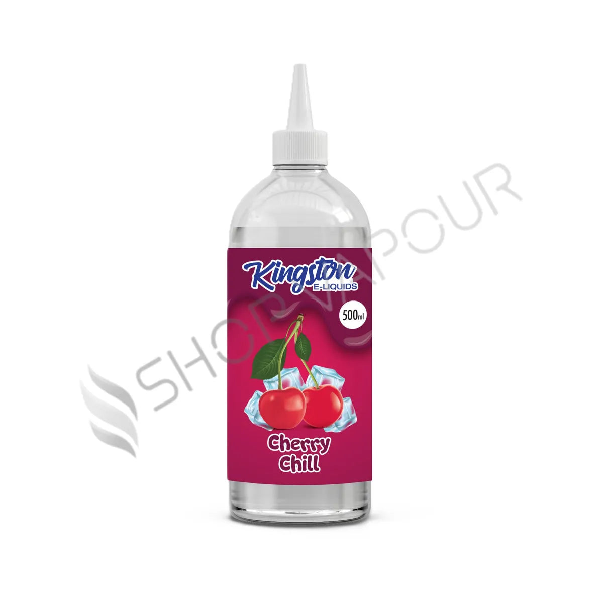 Cherry Chill 500ml Shortfill E-Liquid by Kingston