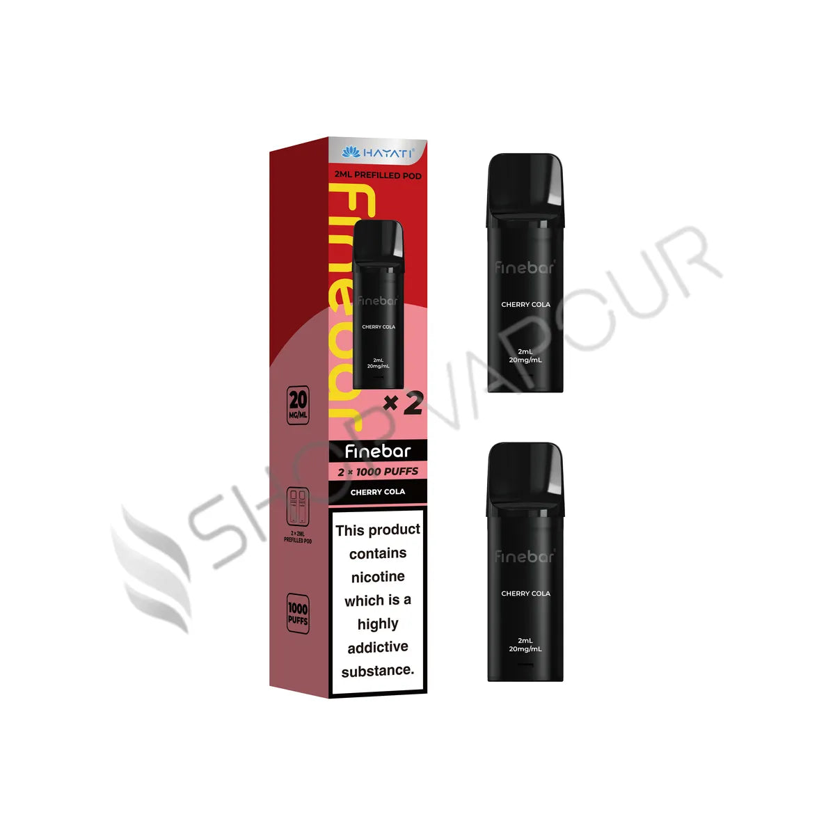 Cherry Cola Finebar Prefilled Pods by Hayati