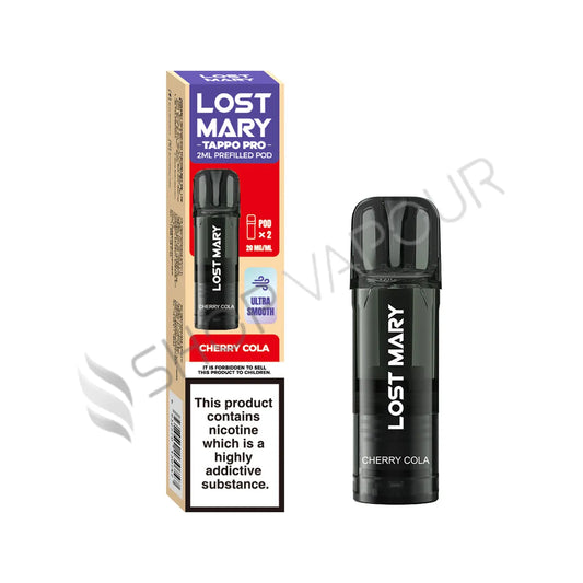 Cherry Cola Tappo Prefilled Pods by Lost Mary