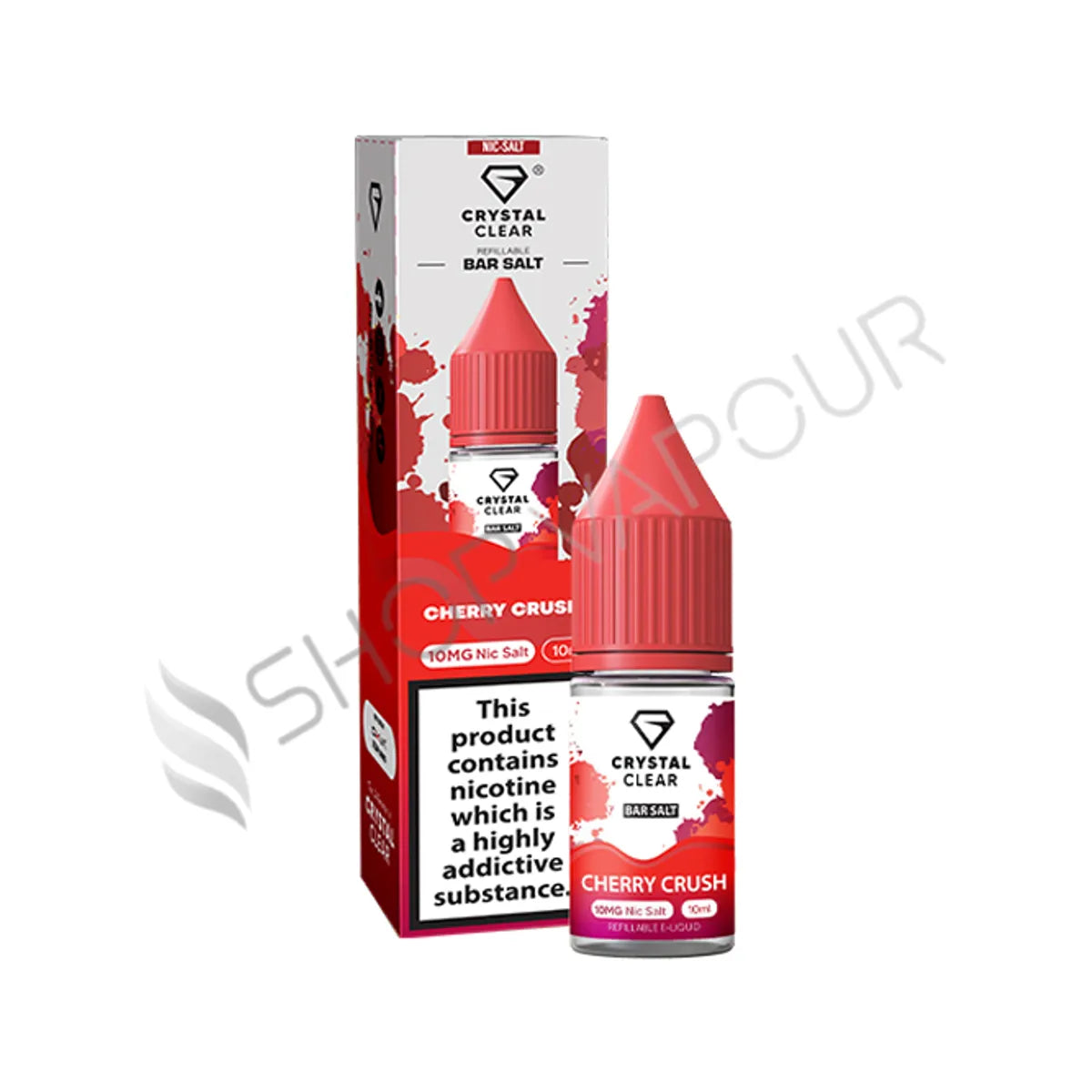 Cherry Crush Bar Salts Nic Salt by Crystal Clear