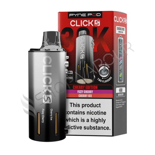 Cherry Edition Click S 30K Prefilled Pod & Refill by Pyne Pod