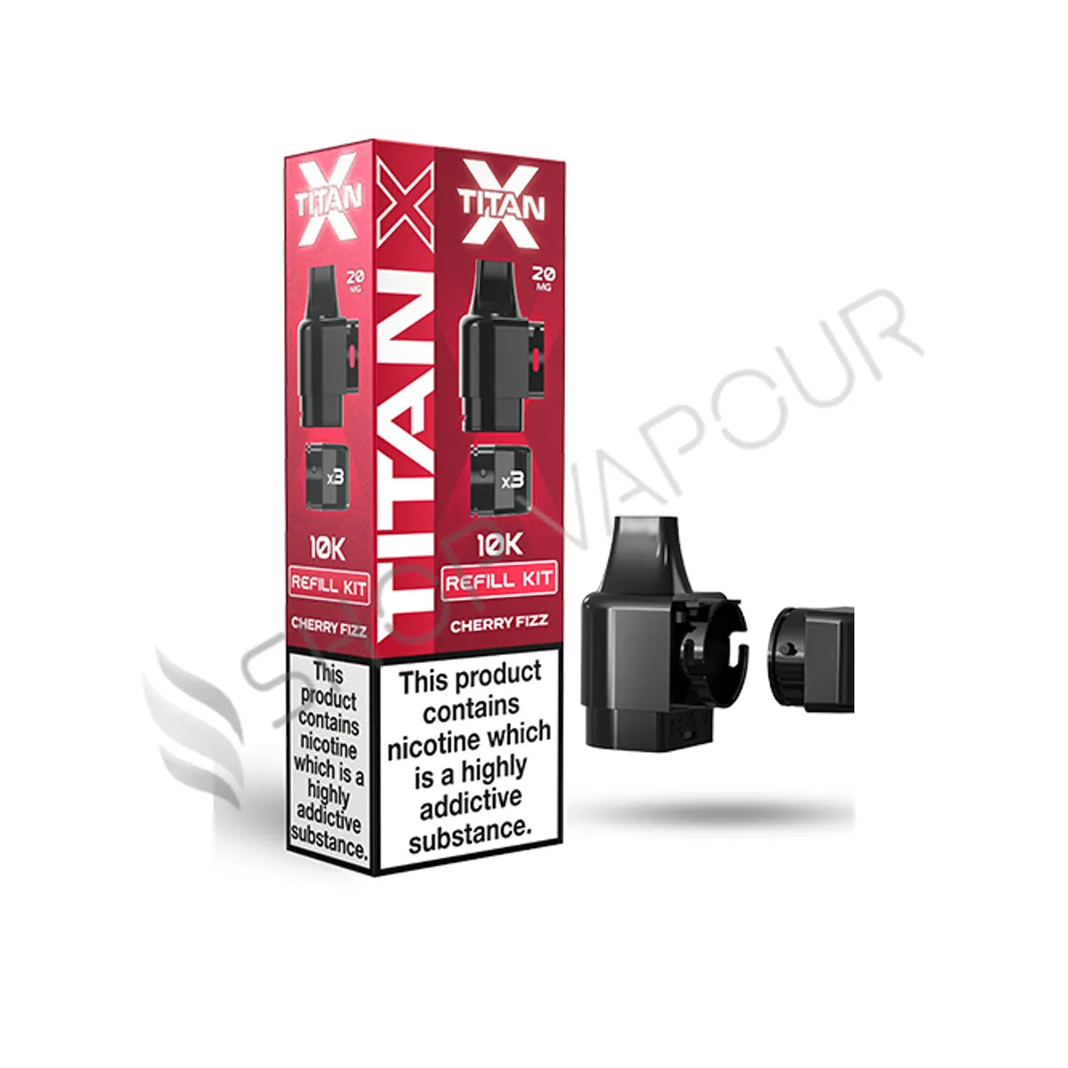 Cherry Fizz Titan X Refill Pack by Titan