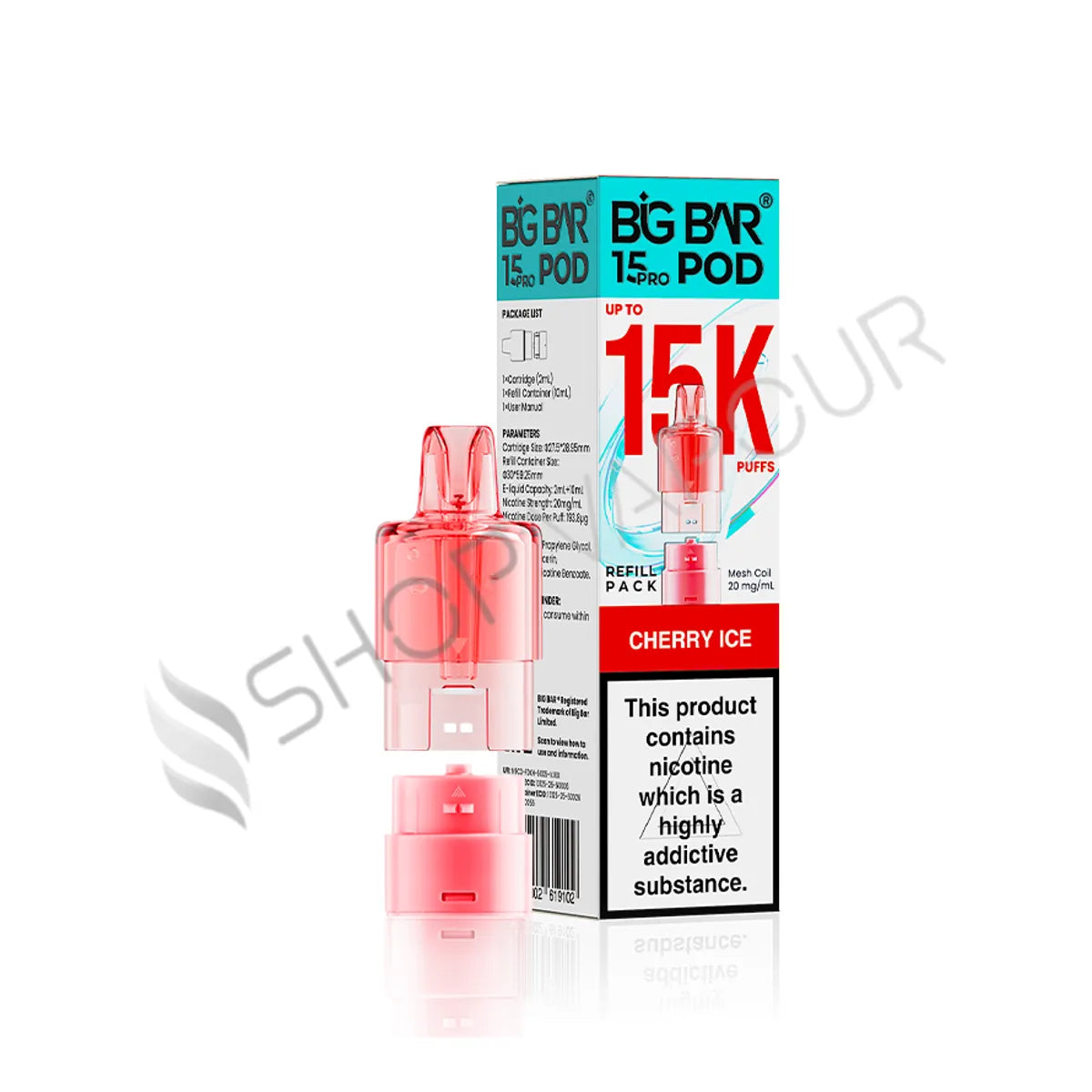 Cherry Ice 15K Pro Prefilled Pod & Refill by Big Bar