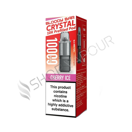Cherry Ice Ultra Twist Crystal 10K Prefilled Pod & Refill by Bloody Bar