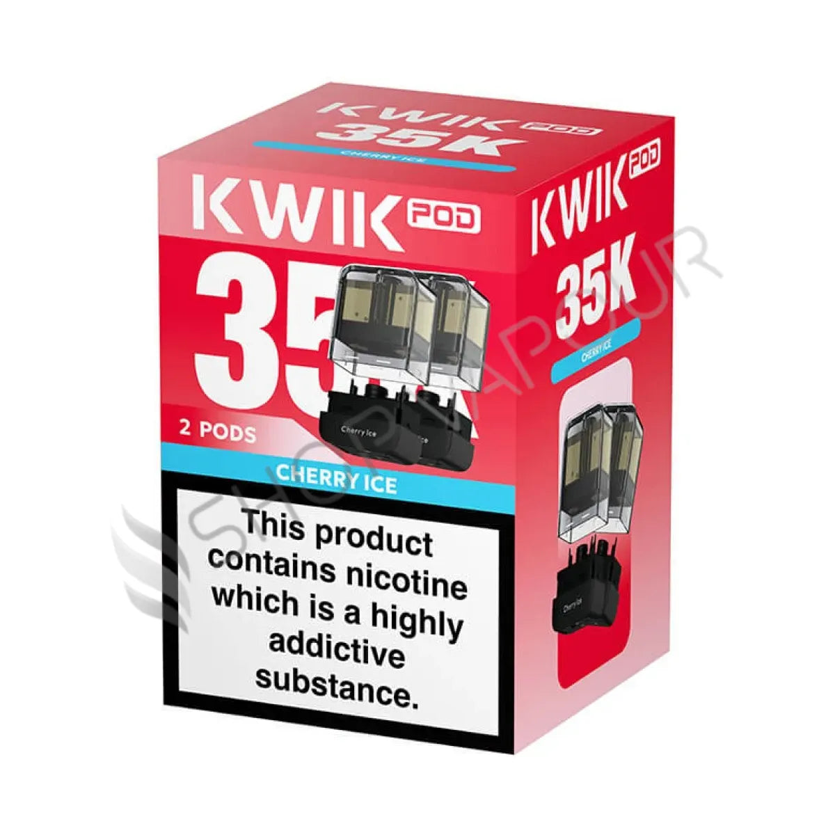 Cherry Ice Kwik 35K Prefilled Pods by Innokin