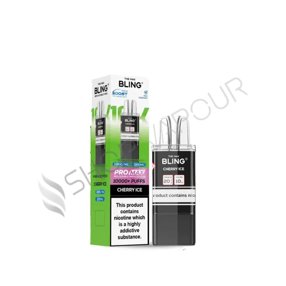 Cherry Ice Max 10K Prefilled Pod & Refill by The Bling