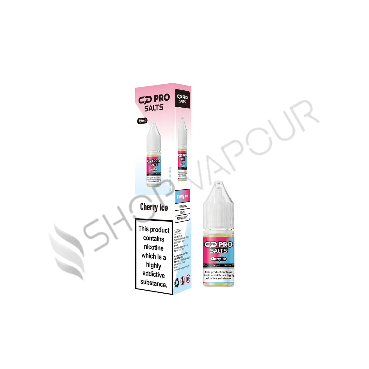 Cherry Ice Nic Salt E-Liquid by Crystal Pro CP